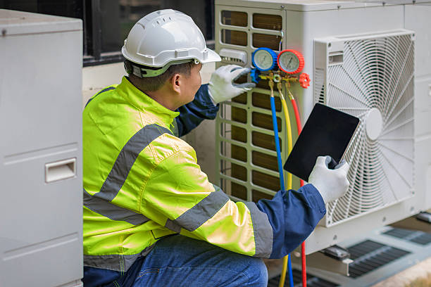 Professional Air Duct Cleaning technician working in Pomona Park, FL